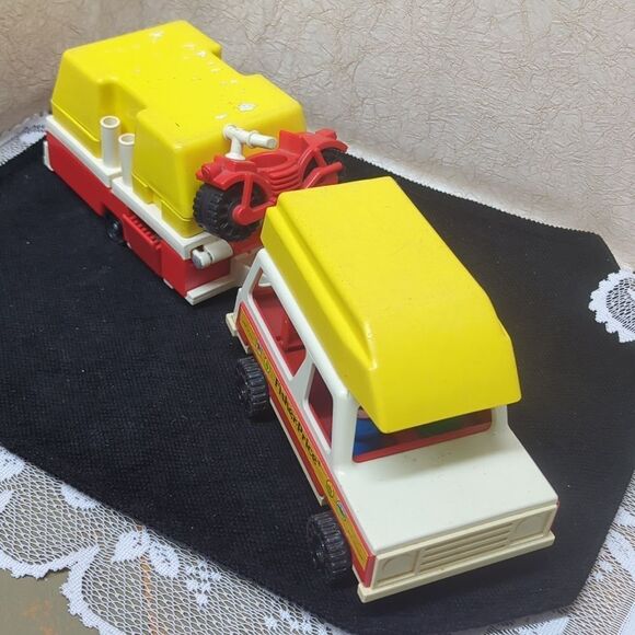 Set#9 Fisher Price Little People Play Family Car Pop-up Camper #992 - Picture 15 of 16